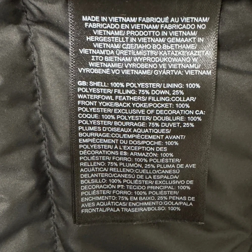 The North Face Aconcagua 2 Down Vest Mens XL Black Puffer 550 Fill Outdoors